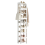 Wooden Shoes Organizer for Small Space, White,9-Tier 2