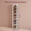 Wooden Shoes Organizer for Small Space, White,9-Tier 6