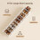 Wooden Shoes Organizer for Small Space, White,9-Tier 5