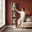 7 Tier Bookcase Tall Narrow Bookshelf with Open Storage Shelf 1
