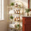 6 Tier Bookcase Bookshelf Tempered Glass Metal Frame 1