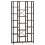 7 Tier Bookcase Bookshelf Open Display Shelves Adjustable 1