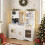 Wooden Pretend Play Kitchen Set with Microwave & Coffee Maker 1