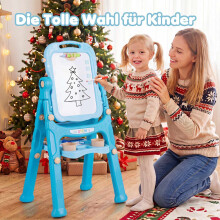 Kids Adjustable 4-in-1 Art Easel with Accessories