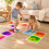 Multicolor Sensory Floor Tiles, 30x30 cm, 6-Piece Set 1