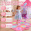 Kids Hexagonal Play Tent with Dance Mat & Tulle Curtain 1