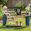 Children's Wooden Mud Kitchen with Wheels and Accessories 4