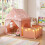 Glow-in-the-Dark Pink Play Tent with Mat & Window 1