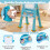 Kids Adjustable 4-in-1 Art Easel with Accessories 3