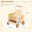 Toddler Wooden Push Walker with Activity Center and Storage 4