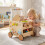 Toddler Wooden Push Walker with Activity Center and Storage 8