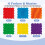 Interlocking Sensory Mats, 6 PCS, Multicolor, TPE, 12"x12" 8