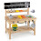 2-in-1 Wooden Mud Kitchen with Sinks and Accessories 2