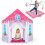 Kids Hexagonal Play Tent with Dance Mat & Tulle Curtain 3