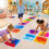 Multicolor Sensory Floor Tiles, 30x30 cm, 6-Piece Set 4