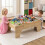 110-Piece Wooden Train Table with Storage for Toddlers 3+ 8