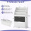 Kids White Bookshelf with Chalkboard and Storage Drawer 4
