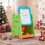 Kids 3-in-1 Art Easel with Magnetic Board, Green 8