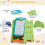 Kids 3-in-1 Art Easel with Magnetic Board, Green 7