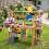 Kids Mud Kitchen with Water Tank, Sink & 15 Accessories 3
