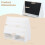 Kids Rolling Bookshelf with Chalkboard and Storage Cubes 3