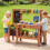 Kids Mud Kitchen with Planter Box, Sink, and 13 Accessories 2