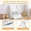 Kids Bookshelf with 5-Tier Storage and Rolling Drawer 6