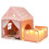 Glow-in-the-Dark Pink Play Tent with Mat & Window 7