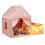 Glow-in-the-Dark Pink Play Tent with Mat & Window 5