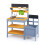 Kids Mud Kitchen Set with Water Reservoir and Chalkboard 7