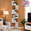 Spot On Dealz Lucca 5 Tier Wall Mounted Corner Shelf - White 6