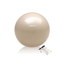 Ballon de Gymnastique - VIAVITO - GymBall Viavito - 55 cm - Anti-burst - Beige