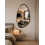 Spot On Dealz Modern Black Framed Pebble Wall Mirror 4