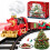 deAO Toys deAO Christmas Steam Train Set - Red 1