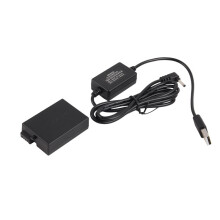 3X DR-E8 Dummy Akku mit Power Bank USB Adapter Kabel Ersatz für LP-E8 für 550D 600D 650D 700D DSLR Kameras