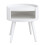 Spot On Dealz Modern White Side Table Round MDF Top and Pine Wood Legs 1