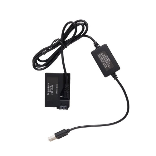 5X DR-E8 Dummy Battery with  Power Bank USB Adapter Cable Replacement for LP-E8 for   550D 600D DSLR Cameras 1