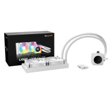 WEES STIL! - Light Loop IO LCD 240mm Wit - Waterkoeling AIO