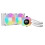 WEES STIL! - Light Loop IO LCD 240mm Wit - Waterkoeling AIO 2