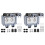2X Outdoor Socket  Outdoor Wall Socket Garden Socket Surface-Mounted Protective with Hinged Lid EU Plug B 1