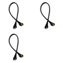 3X PCIE4.0x8 SFF8654 to SFF8654 Male to Male Data Cable Slimsas 8X SFF8654 X8 GEN4 Cable for GPU  Card SSD B