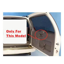 4X Car Beige Rear Trunk Door Handle Tailgate Door Handle for Land Prado LC120 2003-2009