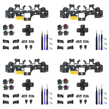 4X Kit de Microinterruptor Ergonómico Táctil con Gatillo de para Mando de para PS5 BDM-030/040/050, Kit de Placa de Circuito de de 12 Teclas