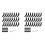 48pcs 2020 Series L-Shape Interior Inside Corner Connector Joint Bracket with Screws Black 1
