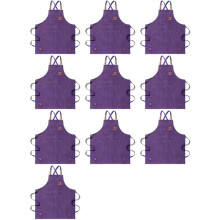 10X Canvas Kitchen Apron for Men Women Chef Cooking Apron  Back 3 Pockets()