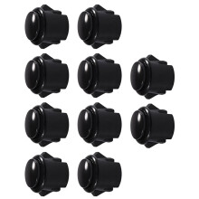 30 Pcs Arcade Buttons 30Mm Responsive Arcade Buttons for Gaming Enthusiasts Black