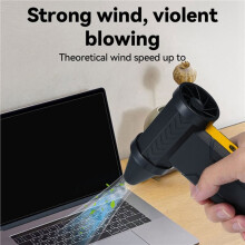2X Electric Air Blower Turbo JetFan 160000RPM Brushless Motor Turbo Violent Fan USB Rechargeable,C