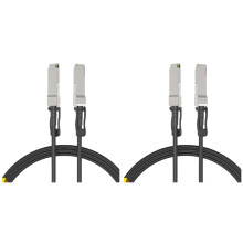 2X QSFP56 DAC Cable 1M 200Gb PAM4 QSFP56 to QSFP56 High Speed Twinax Copper Cable for Mellanox/Juniper