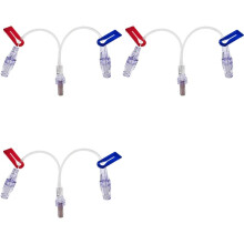 Kit de 75 Rallonges pour Perfusion Intraveineuse, Rallonge à 2 Voies, Tubulure pour Perfusion Intraveineuse en Laboratoire et Vétérinaire