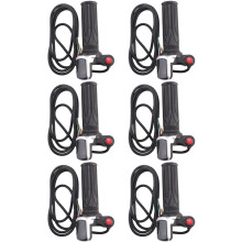 6X 36V Electric Bicycle Scooter Speed Throttle Grip LCD Display with EBike Twist Throttle Accelerator Handlebar